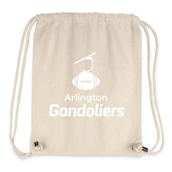 Arlington Gondoliers Wappen - Stanley/Stella recycelter Gym Bag - Naturweiß - Vorne