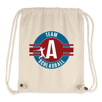 Schlagball Team A Mannschaft Schlagballspiel - Stanley/Stella recycelter Gym Bag - Naturweiß - Vorne