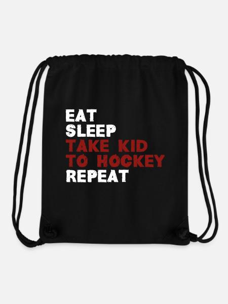 Take kid to hockey - Stanley/Stella recycelter Gym Bag - Schwarz