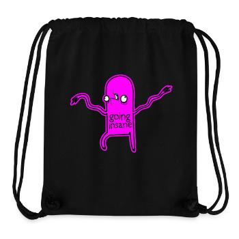 Going insane - Stanley/Stella Recycled Gym Bag - black - Front