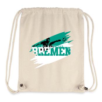 The Power of Bremen Football - Stanley/Stella Recycled Gym Bag - natural - Front