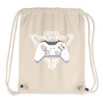 Freigeschalteter Level 10 Controller - Stanley/Stella recycelter Gym Bag - Naturweiß - Vorne