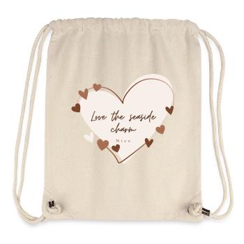 Love the seaside charm - Stanley/Stella Recycled Gym Bag - natural - Front