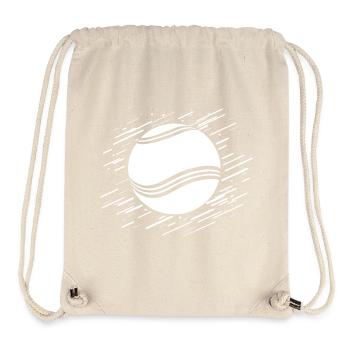 Balle de tennis - Sac à cordon recyclé Stanley/Stella - blanc naturel - Devant