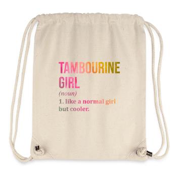 Tamburin - Stanley/Stella recycelter Gym Bag - Naturweiß - Vorne