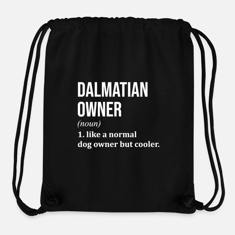 Dalmatiner - Stanley/Stella recycelter Gym Bag - Schwarz