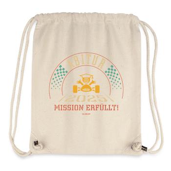 Abitur 2025 – Mission Erfüllt (Zieleinfahrt / 4C) - Stanley/Stella recycelter Gym Bag - Naturweiß - Vorne