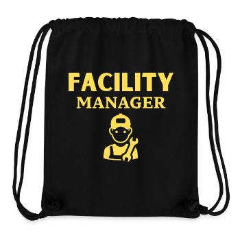 Facility Manager - Stanley/Stella Recycled Gym Bag - black - Front