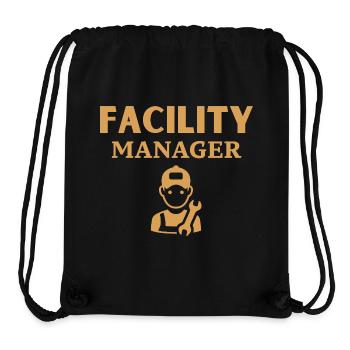 Facility Manager - Stanley/Stella Recycled Gym Bag - black - Front