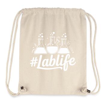 LabLife Mug Illustration - Stanley/Stella Recycled Gym Bag - natural - Front