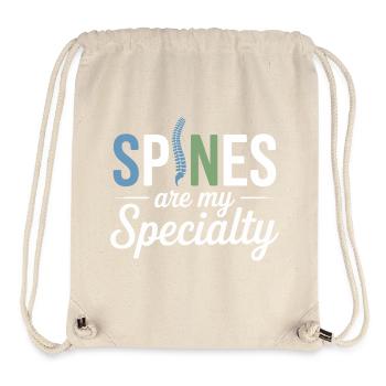 Licensed DC Professional Spinal Adjustment Apparel - Stanley/Stella Recycled Gym Bag - natural - Front