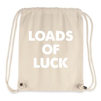 Beaucoup de lettres Luck - Sac à cordon recyclé Stanley/Stella - blanc naturel - Devant