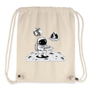 Astronaut Delivery Alien Space Pizza - Stanley/Stella Recycled Gym Bag - natural - Front