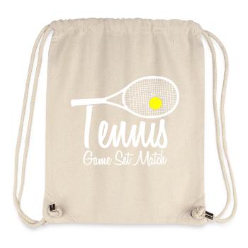 Tennis Match Tennis Player Gift Hobby - Stanley/Stella Recycled Gym Bag - natural - Front
