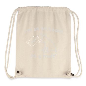 I'm as stubborn as a Mule - Funny Donkey Lovers - Stanley/Stella Recycled Gym Bag - natural - Front