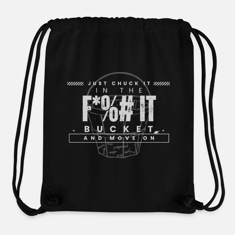 Just F*%# it - Stanley/Stella Recycled Gym Bag - black