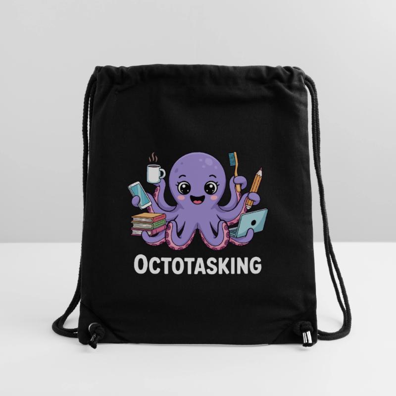 Octotasking Creature in Multitask Mode Stanley/Stella Recycled Gym Bag