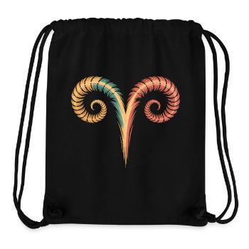 Widder Sternzeichen Symbol Aries Horoskop Widder - Stanley/Stella recycelter Gym Bag - Schwarz - Vorne