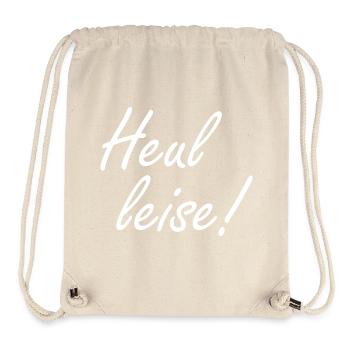 howl quietly - Stanley/Stella Recycled Gym Bag - natural - Front