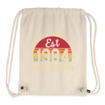 42nd Anniversary - Vintage Gift 1984 - Stanley/Stella Recycled Gym Bag - natural - Front