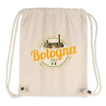 Bologna Emilia-Romagna mit Pasta Italien Souvenir - Stanley/Stella recycelter Gym Bag - Naturweiß - Vorne