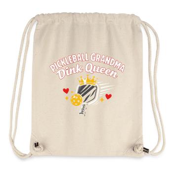 Pickleball Grandma Dink Queen Funny  - Stanley/Stella Recycled Gym Bag - natural - Front