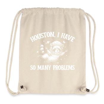 Houston Ich habe so viele Probleme - Stanley/Stella recycelter Gym Bag - Naturweiß - Vorne