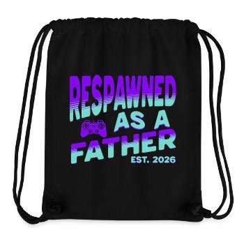 Papa 2026 - Respawned as a father - Stanley/Stella Recycled Gym Bag - black - Front