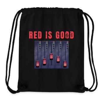 Red ist gut – Humor, Musikproduzent, DAW, DJ - Stanley/Stella recycelter Gym Bag - Schwarz - Vorne