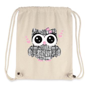 Owl Stone - Stanley/Stella Recycled Gym Bag - natural - Front