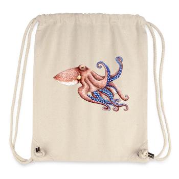 Blue octopus - Blue octopus - Poulpe bleu - Stanley/Stella Recycled Gym Bag - natural - Front