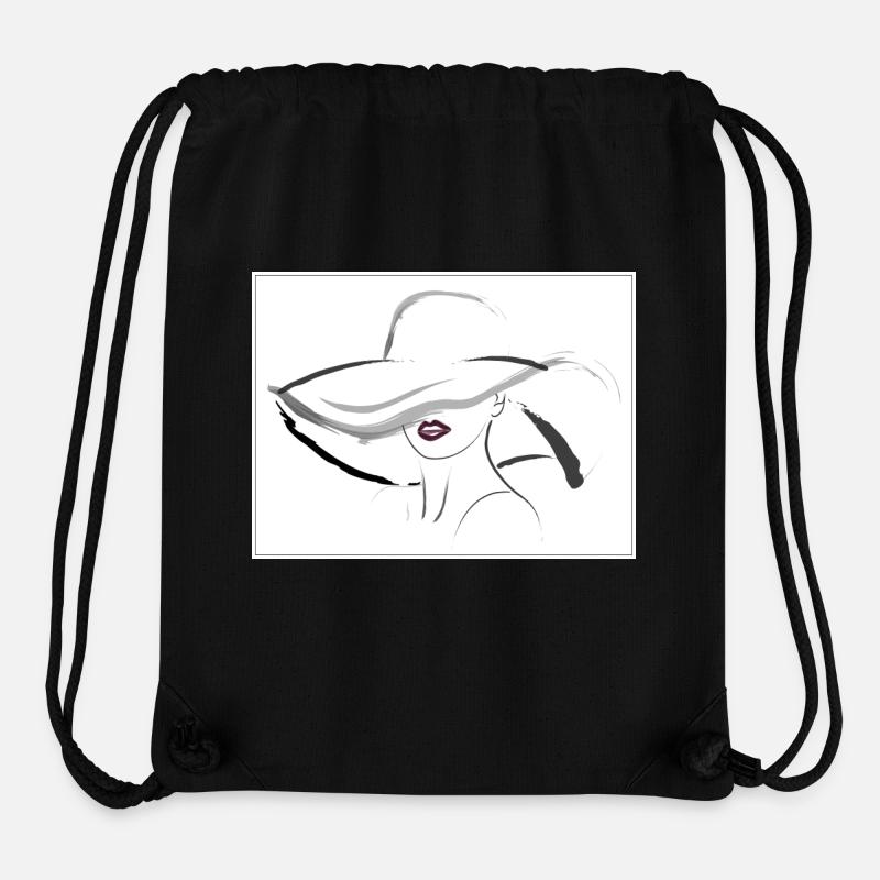 Hat lady - Stanley/Stella Recycled Gym Bag - black