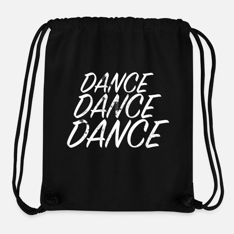 DANCE DANCE DANCE - Stanley/Stella Recycled Gym Bag - black