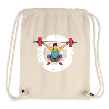 Weightlifting - Snatch - Push - Weightlifting - Stanley/Stella Recycled Gym Bag - natural - Front