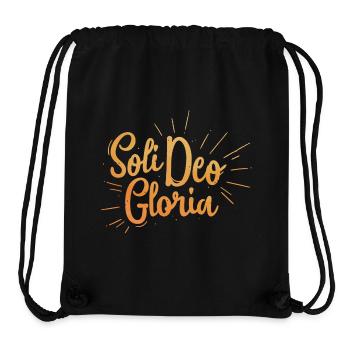 Soli Deo Gloria - Stanley/Stella Recycled Gym Bag - black - Front