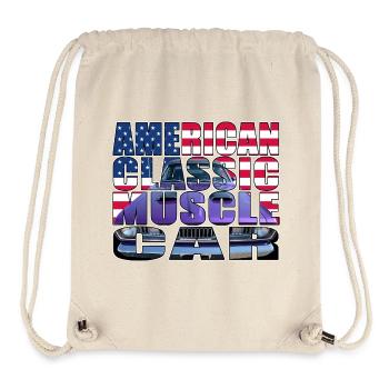 American Classic Muscle Car Script R6Z - Stanley/Stella Recycled Gym Bag - natural - Front