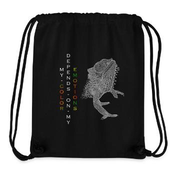 My color depends on my emotions - Stanley/Stella Recycled Gym Bag - black - Front