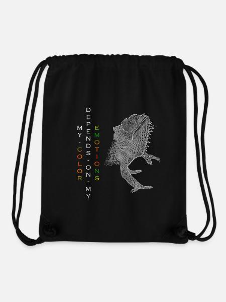 Meine Farbe hängt von meinen Emotionen ab - Stanley/Stella recycelter Gym Bag - Schwarz