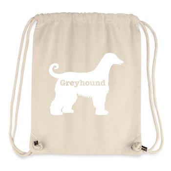 Windhund - Stanley/Stella recycelter Gym Bag - Naturweiß - Vorne