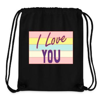 LIEBE. PAAR. ICH HABE GERADE GEHEIRATET. Junggesellinnenabschied. HEILIGER VALENTINSTAG. - Stanley/Stella recycelter Gym Bag - Schwarz - Vorne
