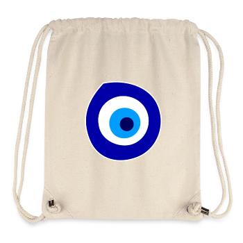 evil eye symbol - Stanley/Stella Recycled Gym Bag - natural - Front