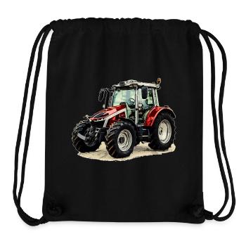 Tracteur - Sac à cordon recyclé Stanley/Stella - noir - Devant