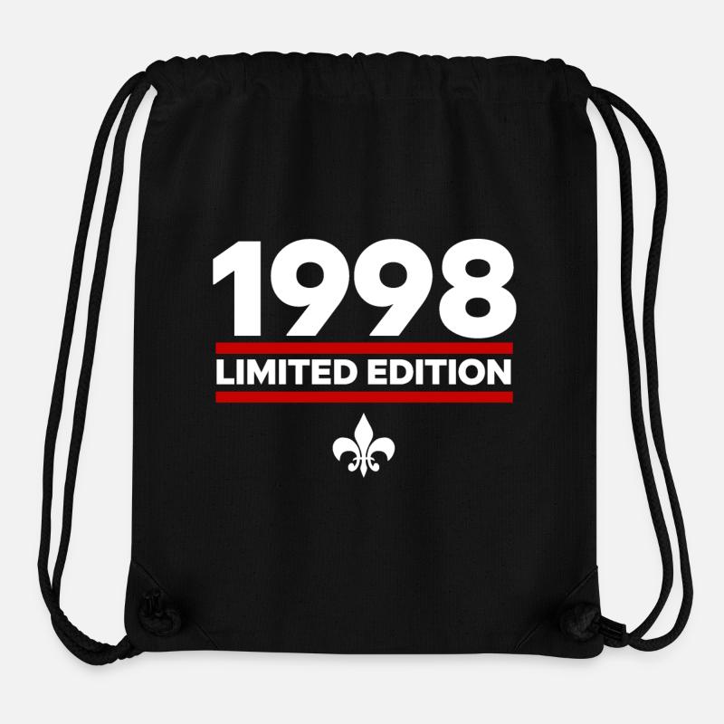 1998 Limited Edition - Stanley/Stella Recycled Gym Bag - black