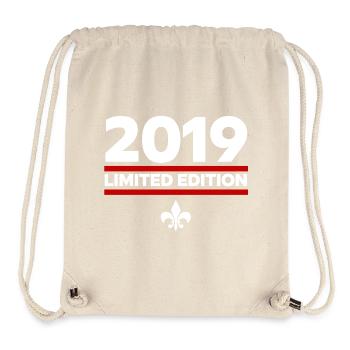 Édition limitée 2019 - Sac à cordon recyclé Stanley/Stella - blanc naturel - Devant