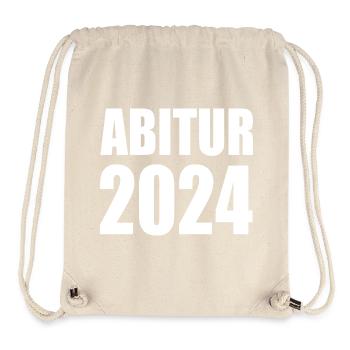 Abitur 2024 - Stanley/Stella recycelter Gym Bag - Naturweiß - Vorne