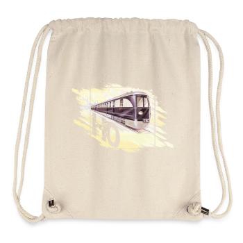 Model Railway Gauge H0 Design - Stanley/Stella Recycled Gym Bag - natural - Front