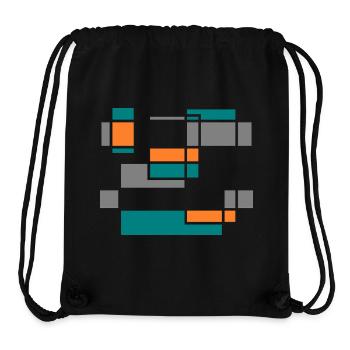 Graphic No.1 - Stanley/Stella Recycled Gym Bag - black - Front