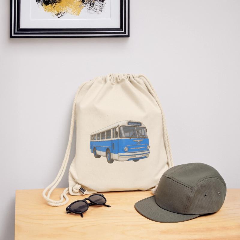 Alter blauer Bus Stanley/Stella recycelter Gym Bag