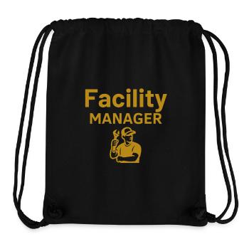 Facility Manager - Stanley/Stella Recycled Gym Bag - black - Front