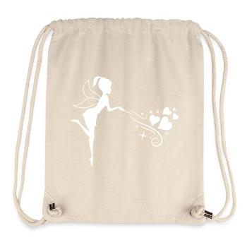 Märchenhafte Fee mit Herzmagie - Stanley/Stella recycelter Gym Bag - Naturweiß - Vorne